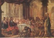 Juan de Valdes Leal The Marriage at Cana (mk05) oil painting on canvas
